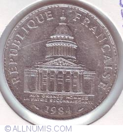 Image #2 of 100 Francs 1984