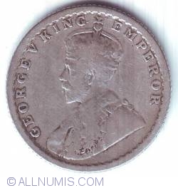 Image #2 of 1/4 Rupee 1918