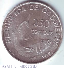 Image #1 of 250 Escudos 1976 - 1st Anniversary of Independence