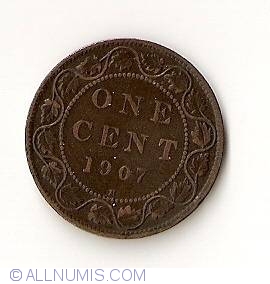 Large One Cent Damaged Filler** Details about   1907H  Coin Mart Graded Canadian **Holed