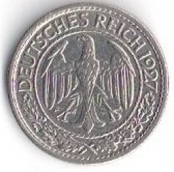 50 Reichspfennig 1927 G