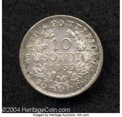 10 Soldi 1869 (XXIVR)