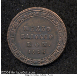 Image #1 of 1/2 Baiocco 1826 (IIIR)