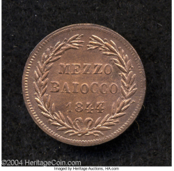Image #1 of 1/2 Baiocco 1844 (XIVR)