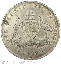 Image #1 of 1 Florin 1917