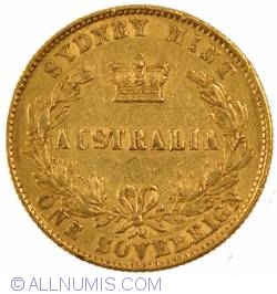 Image #2 of 1 Sovereign 1861