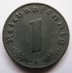 Image #1 of 1 Reichspfennig 1940 D