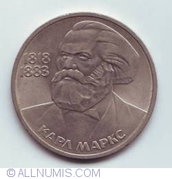 Image #1 of 1 Rubla 1983 - Aniversarea de 100 ani de la moartea lui Karl Marx