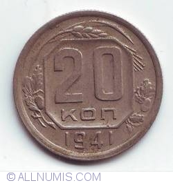 Image #1 of 20 Kopeks 1941