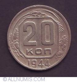 Image #1 of 20 Kopeks 1944