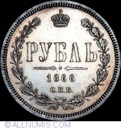 Image #1 of 1 Rouble 1866 HI