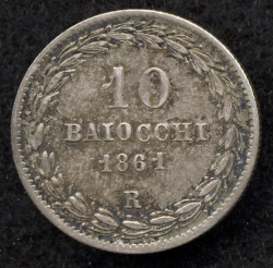 10 Baiocchi 1861 (XVIR)