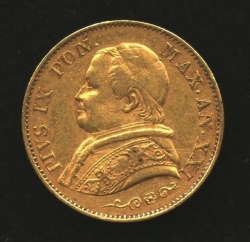 Image #2 of 20 Lire 1866 (XXIR)