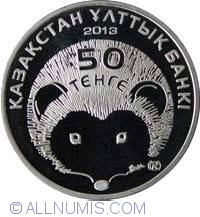 50 Tenge 2013 - Hedgehog