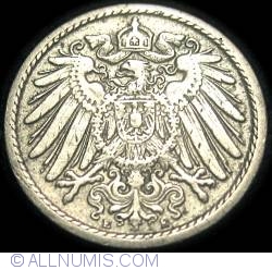 Image #2 of 5 Pfennig 1908 E