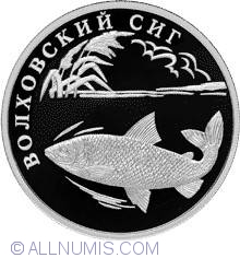 Image #2 of 1 Rouble 2005 - White-Fish of the Volkhov River