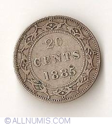 Image #2 of 20 Cents 1885