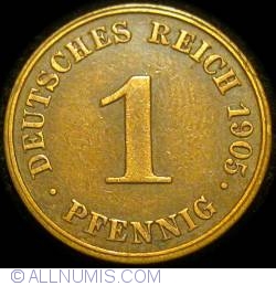 Image #1 of 1 Pfennig 1905 J