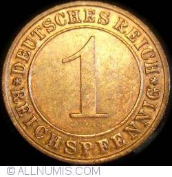 1 Reichspfennig 1936 F