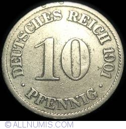 10 Pfennig 1901 F