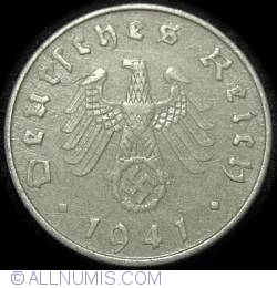 Image #2 of 10 Reichspfennig 1941 E