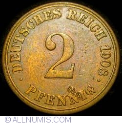 2 Pfennig 1908 A