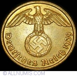 2 Reichspfennig 1939 D