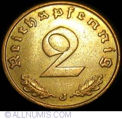 2 Reichspfennig 1939 J