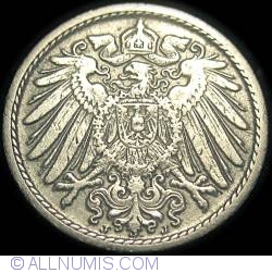 5 Pfennig 1906 J