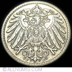 5 Pfennig 1908 F