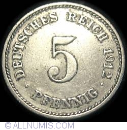 Image #1 of 5 Pfennig 1912 E