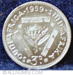 Image #2 of 3 Pence 1959