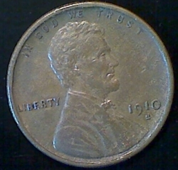 Image #2 of Lincoln Cent 1910 S