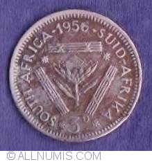 Image #1 of 3 Pence 1956