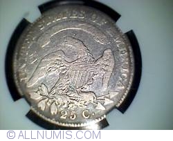 Image #1 of Capped Bust Quarter 1825/24