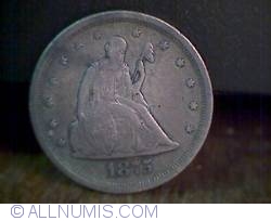 Twenty Cent Piece 1875 S