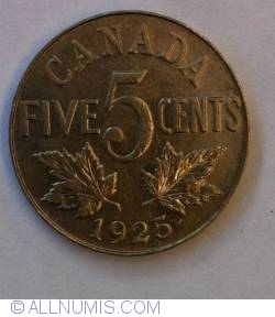 Image #2 of 5 Cents 1925