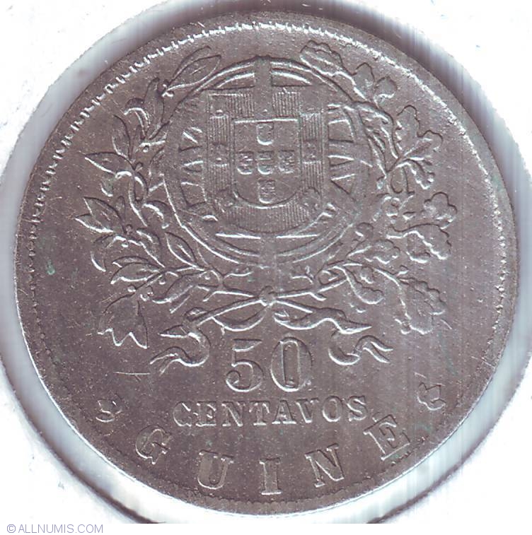 50 Centavos 1933, Portuguese Guinea (1446-1974) - Guinea-Bissau - Coin ...