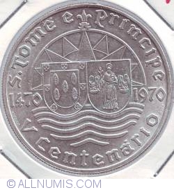 Image #1 of 50 Escudos 1970 - 500th anniversary of Sao Tome and Principe Discovery