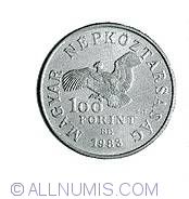 Image #1 of 100 Forint 1983 - 200 de ani de la nasterea lui Simon Bolivar
