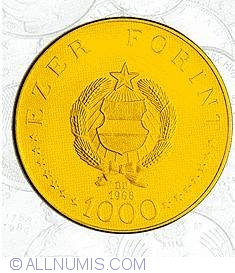 1000 Forint 1968 - 150 De Ani De La Nasterea Lui Ignacz Semmelweis