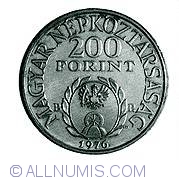 Image #1 of 200 Forint 1976 - 300 de ani de la nasterea lui Francisc Rakoczi al II-lea