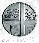 Image #1 of 200 Forint 1976 - Mihaly Munkacsy - Femeie adunand surcele