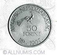 Image #1 of 50 Forint 1967 - 85 de ani de la nasterea compozitorului Zoltan Kodaly