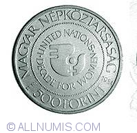 Image #1 of 500 Forint 1984 - Deceniul dedicat femeii