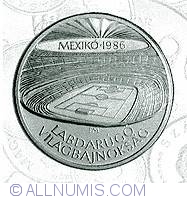 Image #2 of 500 Forint 1986 - World Football Championship - Mexico 1986