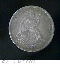 Image #1 of Half Dollar 1842 ( Data De Marime Medie)