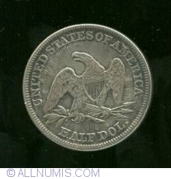 Image #2 of Half Dollar 1853 ( Cu Raze Si Sageti)