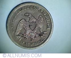 Image #2 of Half Dollar 1858 S