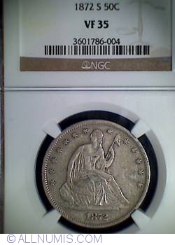 Image #1 of Half Dollar 1872 S